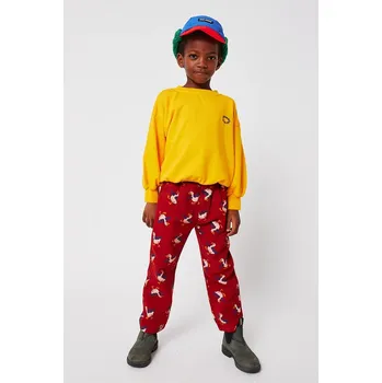 Chlapecké kalhoty Dětské bavlněné kalhoty Bobo Choses La Oca 225AC145 růžová 38X, vel. 89/98