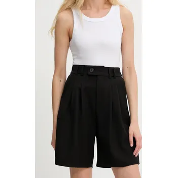 Dámské kraťasy Kraťasy Answear.LAB dámské, černá barva, high waist P7081.hak 99X, vel. L