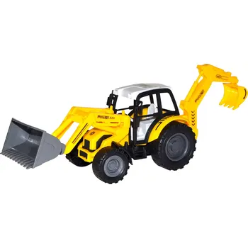 autíčko Wiky Traktor nakladač bagr 29 cm na setrvačník