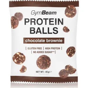 GymBeam Protein Balls proteinové kuličky příchuť Chocolate Brownie 45 g