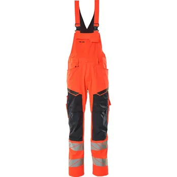 montérky MASCOT® Kalhoty s laclem a kolenními kapsami Hi-vis červená/černá modrá Velikost: 58