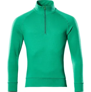 Pánská mikina MASCOT® Mikina s krátkým zipem Travnatá zeleň Velikost: 3XL