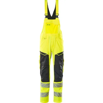 montérky MASCOT® Kalhoty s laclem a kolenními kapsami Hi-vis žlutá/černá Velikost: 52
