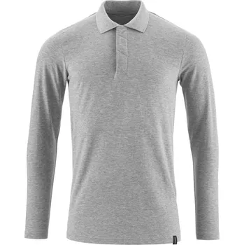 Pánské tričko MASCOT® Polokošile s dlouhým rukávem Šedá melánž Velikost: 6XL