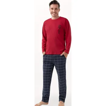 Pánské pyžamo LUNA 810 bordó XXL 0
