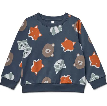 Chlapecká mikina 705810 - Tchibo - Dětská mikina s počesanou vnitřní stranou - vel. 86/92 - barva: modrá