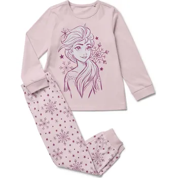 706820 - Tchibo - Dětská pyžamová souprava »Ledová královna« - pro miminko - vel. 86/92 - barva: růžová/s potiskem