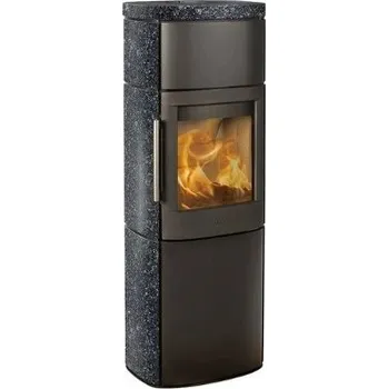 Krbová kamna Hwam 4560 šedá a pískovec Nox Petra