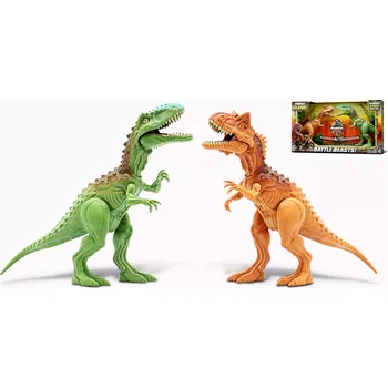 Primal Clash Primal Clash! Dino bitva set Carnotaurus VS Gigantosaurus 21 cm