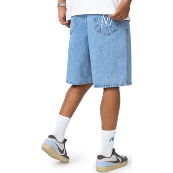 Kraťasy Mercur Loose Monument Light Blue - XS