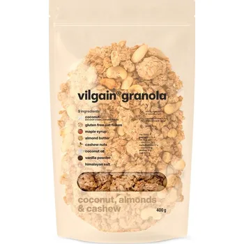 Vilgain Granola – kokos, mandle a kešu 400 g