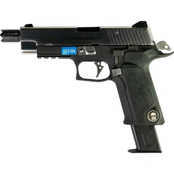 Airsoftová zbraň WE WE GBB plynová pistole BioHazard P226 VIRUS - Černá