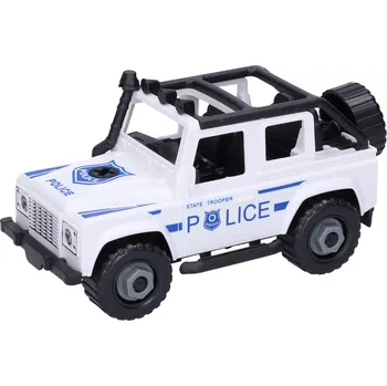 autíčko Wiky Vehicles Auto džíp policie šroubovací 17,5 cm