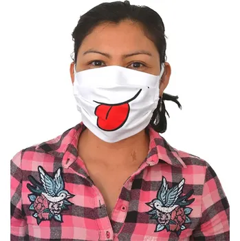 Bavlněná rouška s potiskem Jazyk 336544