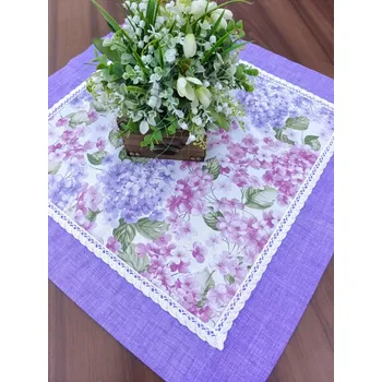 ubrus Ubrus čtvercový - barevné hortenzie | 60 x 60 cm (Rozměr: 60 x 60 cm)