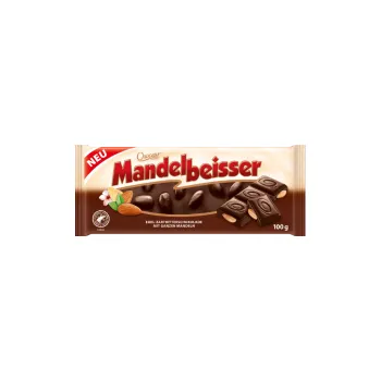 Čokoláda Choceur Mandelknacker hořká čokoláda s celými mandlemi 100 g