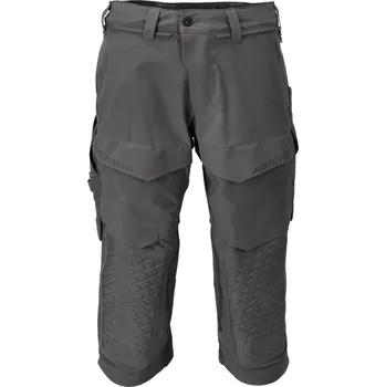 MASCOT® Tříčtvrteční kalhoty s kapsami na kolenou Antracitově šedá Velikost: 54