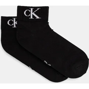Pánské ponožky Ponožky Calvin Klein Jeans 2-pack dámské, černá barva, 701228813 701228813.NOS 99X, vel. 39/42