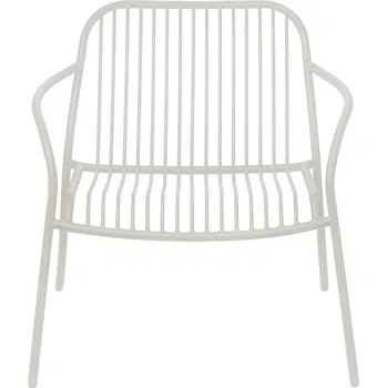 Křeslo Blomus YUA WIRE zahradní lounge křeslo světle šedé