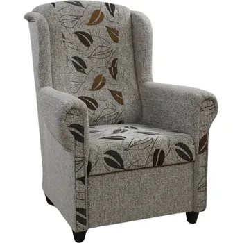 Křeslo FN Relaxační křeslo ušák Jakub šedohnědé