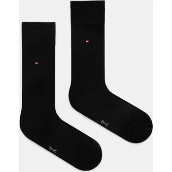 Pánské ponožky Ponožky Tommy Hilfiger 2-pack 371111 černá 99X, vel. 47/49