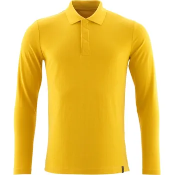 Pánské tričko MASCOT® Polokošile s dlouhým rukávem Kari žlutá Velikost: XS