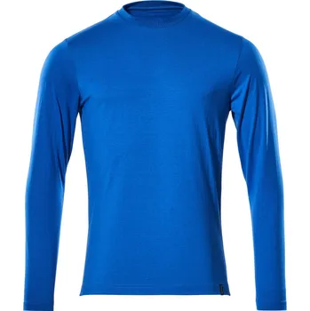 Pánské tričko MASCOT® Triko s dlouhým rukávem Azurově modrá Velikost: 5XL
