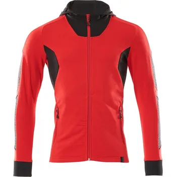 Pánská mikina MASCOT® Mikina s kapucí na zip Dopravní červená/černá Velikost: 4XL