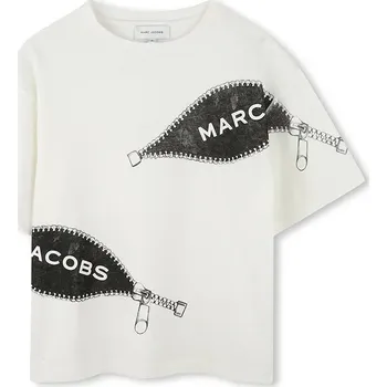 Chlapecké tričko Dětské bavlněné tričko Marc Jacobs béžová barva, s potiskem, W60637 W60637.102.108 01X, vel. 108