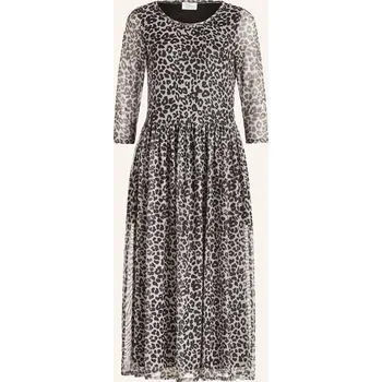 Dámské šaty Robe Légère Dámské Šaty Ze Síťoviny S 3/4 Rukávem, šedá /...