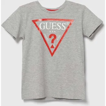 Chlapecké tričko Dětské bavlněné tričko Guess L73I55.K8HM0 šedá 09X, vel. 158-166