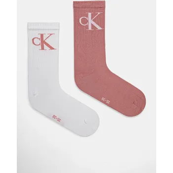 Pánská móda Ponožky Calvin Klein Jeans 2-pack 701228811.NOS růžová 30A, vel. 39/42