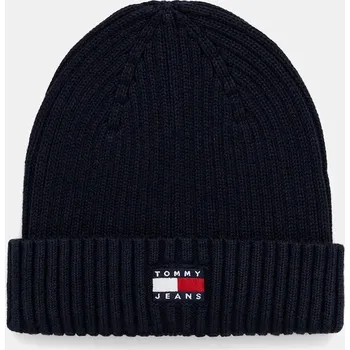 Čepice Bavlněná čepice Tommy Jeans AW0AW17899 námořnická modř 59X, vel. ONE SIZE