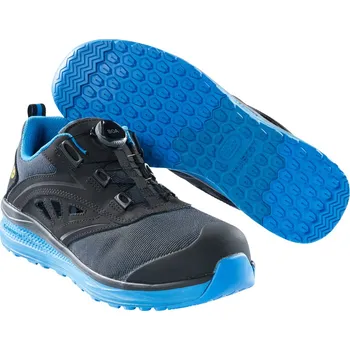 Pracovní obuv MASCOT® Bezpečnostní sandály Černá/zrnitá modrá Velikost: 40