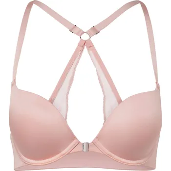 Dámské spodní prádlo 705694 - Tchibo - Push-up podprsenka s vykrojenými zády - pro ženy - vel. 80A - barva: růžová