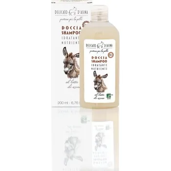 Šampon DELICATO D´ASINA: Bio sprchový šampon-gel s oslím mlékem 200ml TML K1983
