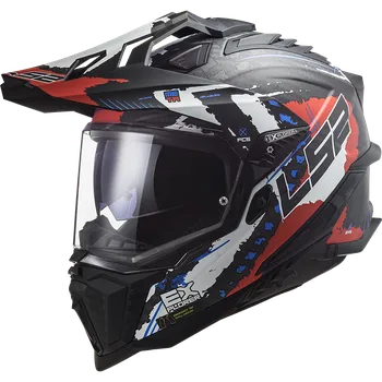 Helma na motorku Enduro helma LS2 MX701 Explorer C EXTEND Matt Red - XS
