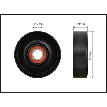 Napínací kladka, žebrovaný klínový řemen, 500658