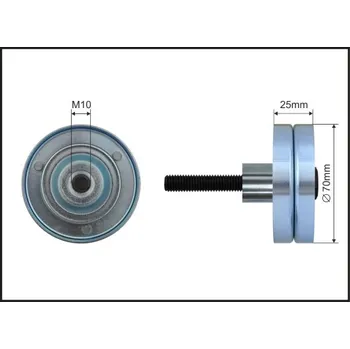 Vratna/vodici kladka, klinovy zebrovy remen, 359-55