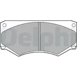 Sada brzdových destiček, kotoučová brzda, LP180