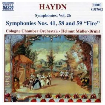 Zahraniční hudba CD Joseph Haydn: Symphonies Vol. 26 - Symphonies Nos. 41, 58 and 59 "Fire" 2003