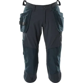 MASCOT® 3/4 dlouhé kalhoty s kapsami Černá modrá Velikost: 58