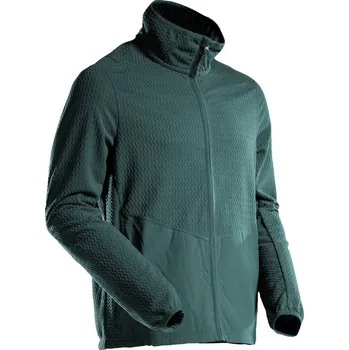 Pánská mikina MASCOT® Mikrofleecová mikina na zip Lesní zelená Velikost: 3XL