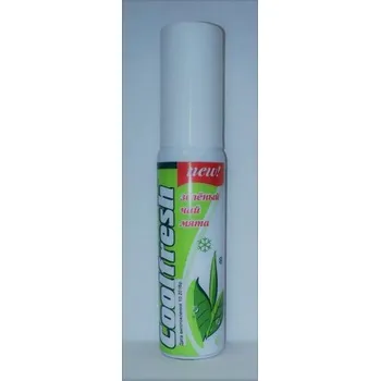 Ústní voda Coolfresh ústní sprej na svěží dech "Zelený čaj a máta" 30ml AROMATIKA K1456