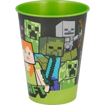 Storline Plastový kelímek MINECRAFT zelený 260ml