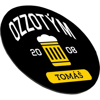 Podtácek Ozzákův gumový podtácek s vlastním jménem - OZZOTÝM OLDSCHOOL