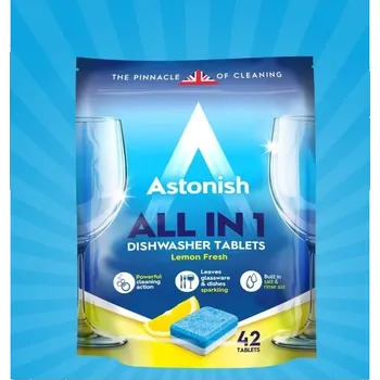 Tableta do myčky Astonish Tablety do myčky All in One s vůní citrusu 42ks