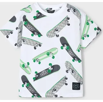 Chlapecké tričko Dětské bavlněné tričko Mayoral zelená barva, 3038 3038.5G.Mini.PPYA 70X, vel. 116