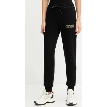 Dámské oblečení Bavlněné tepláky Versace Jeans Couture 79HAAT06.CF01T černá 99X, vel. XS