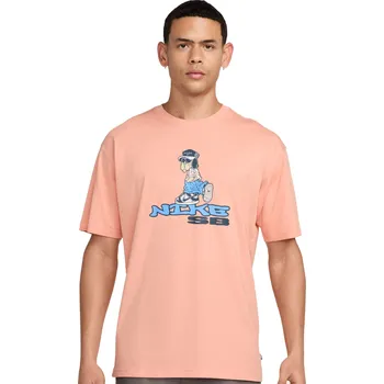 Pánské tričko Tričko Nike SB Max90 Dunk Dog Apricot Agate - L